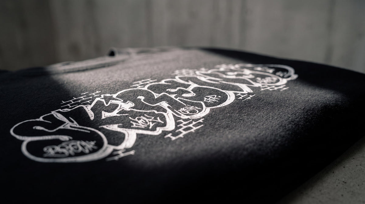 Graffiti Logo Shirt print detail – SKREWED